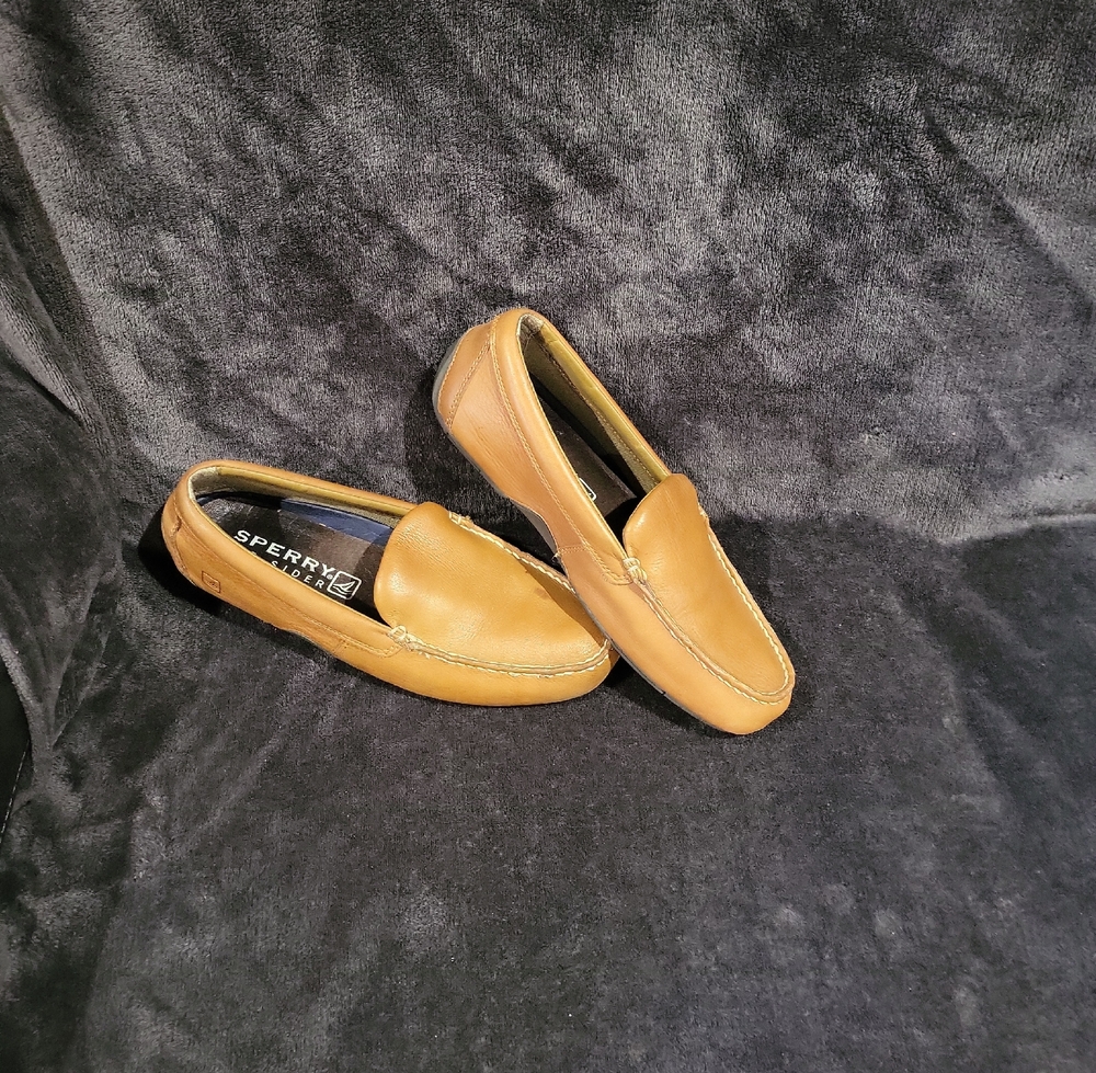 Sperry Men's Tan Slip-On Loafers